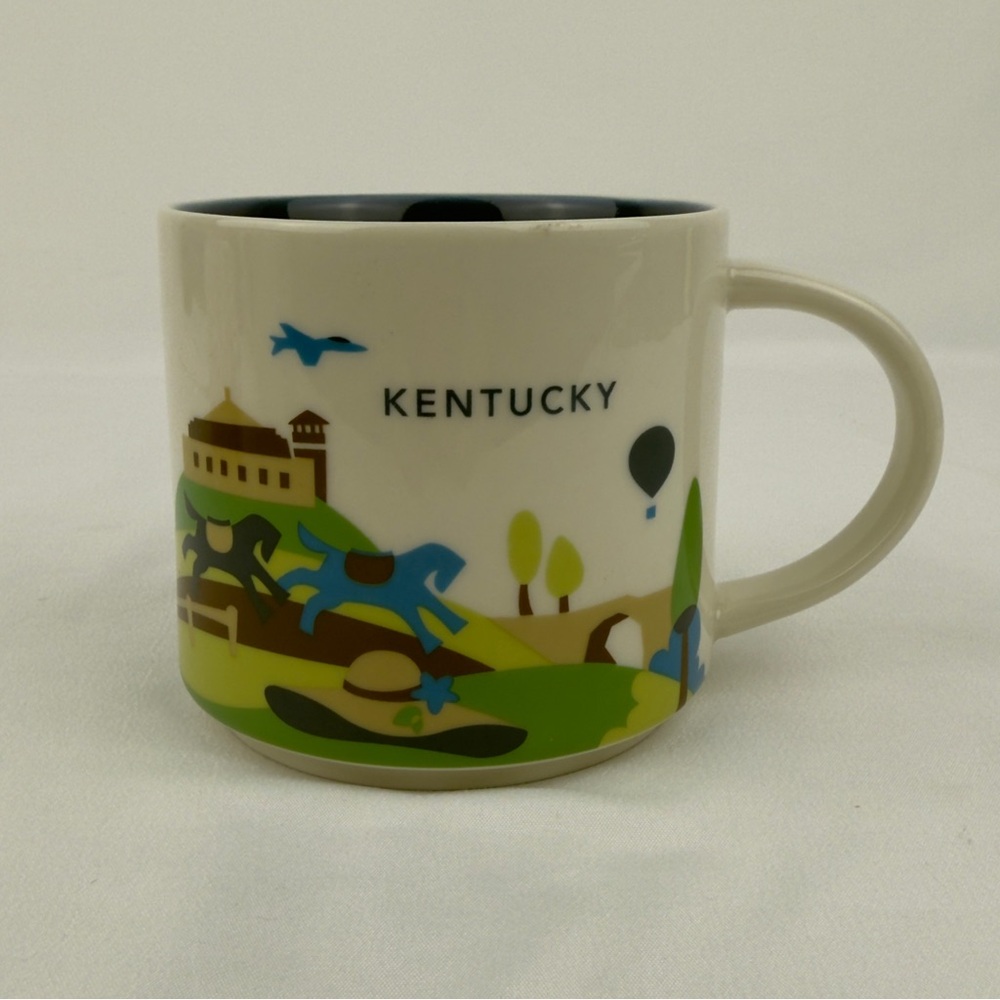 Starbucks You Are Here Kentucky Coffee Mug 14 oz State Series 2016 Derby